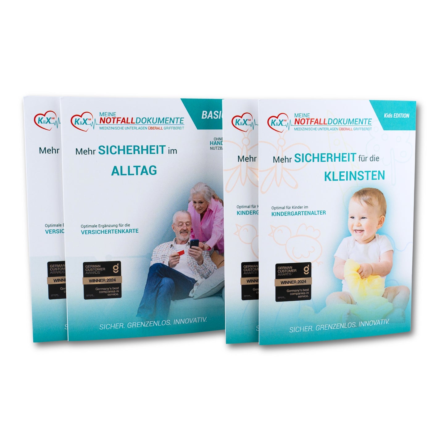 Starter Kits - Notfalldokumenten System - 4er Familien Edition