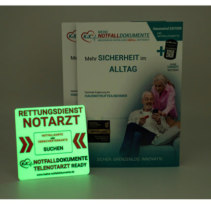 Hinweissticker - Nachtleuchtend Glow in the dark