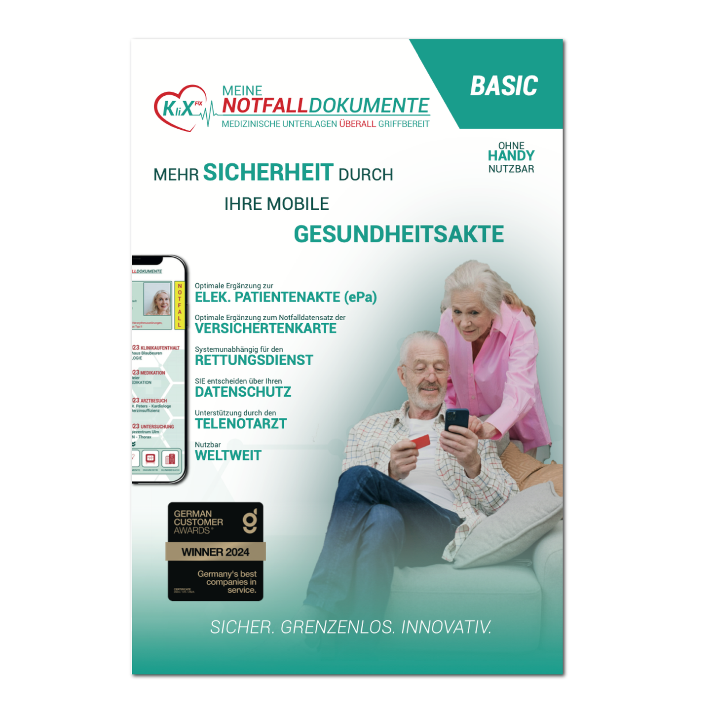 All in 1 Notfalldokumenten System - Standard