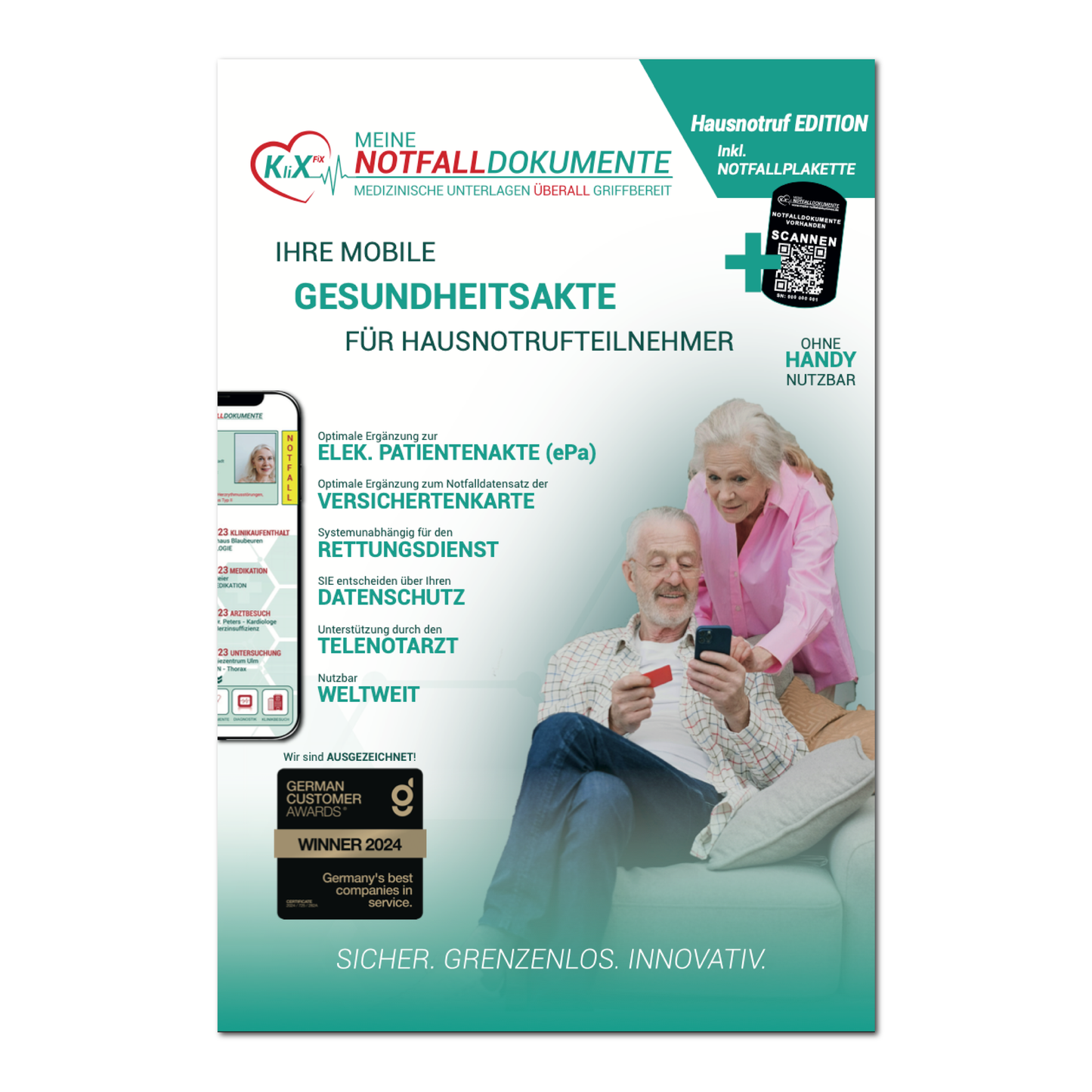 Starter Kit - Notfalldokumenten System - Hausnotruf Edition